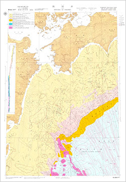 四国沖(海底地質構造図)